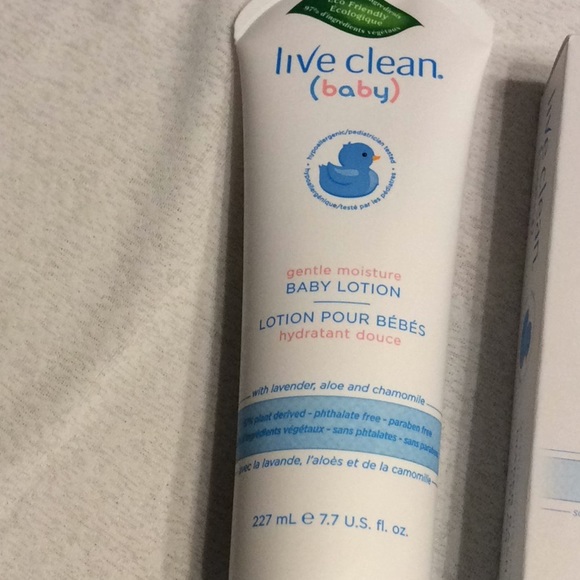 Live Clean Baby Care Bundle NWOT BX-2 - Picture 3 of 4